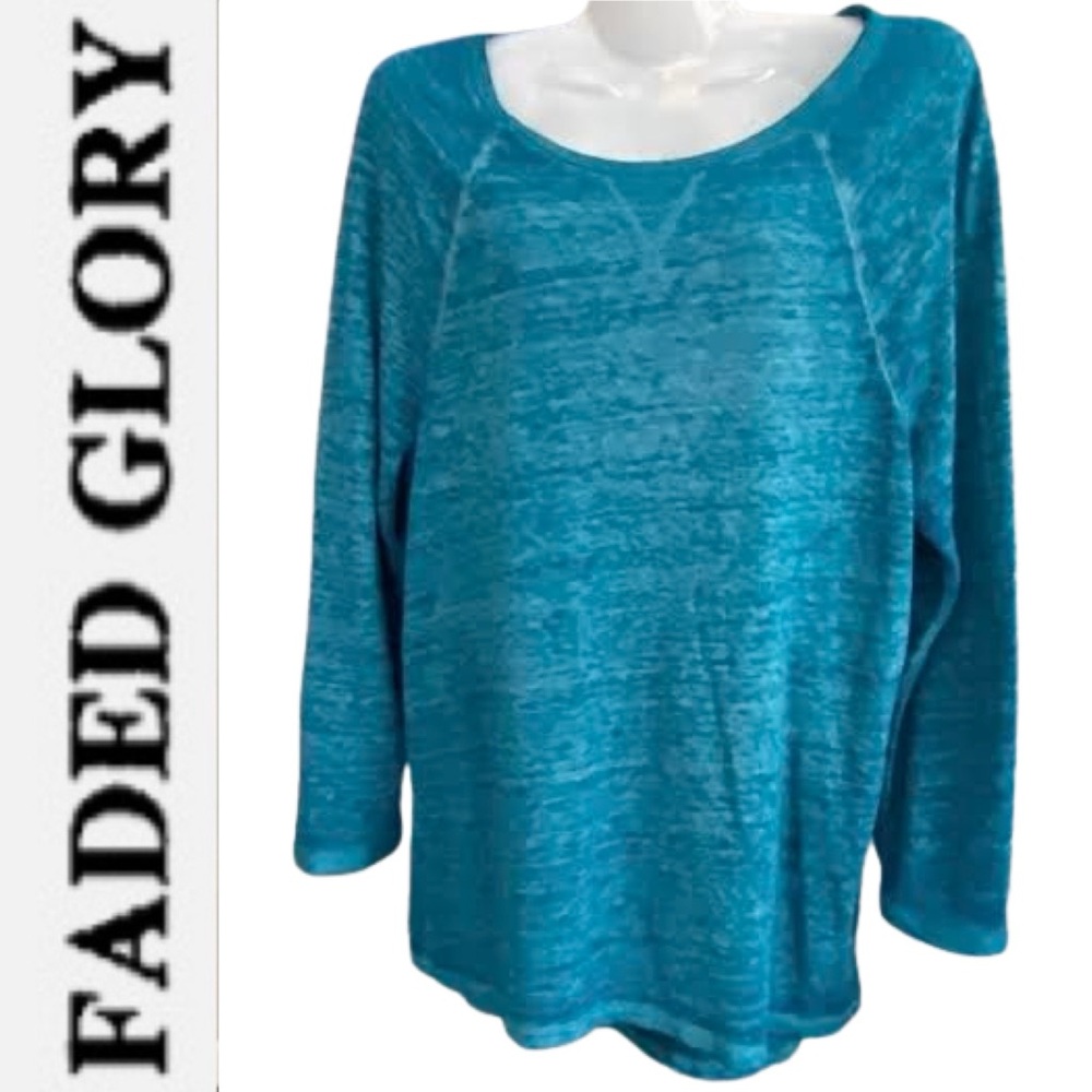 Sheer Faded Glory Top
